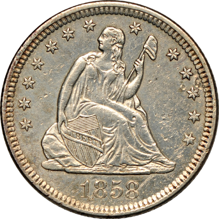 1858-O and 1860-O, AU.