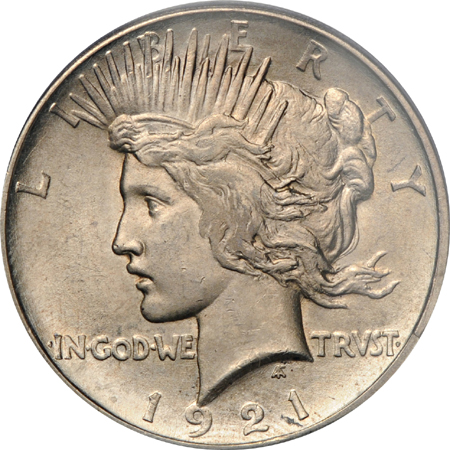 1921 PCGS MS-64.