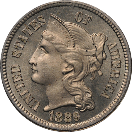 1889 PCGS PF-65.