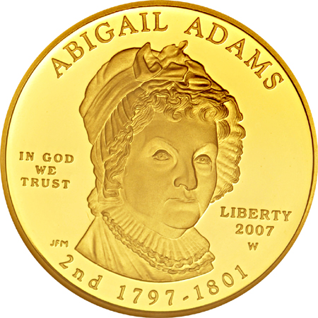 Eight First Spouse $10 Gold Bullion Coins NGC.