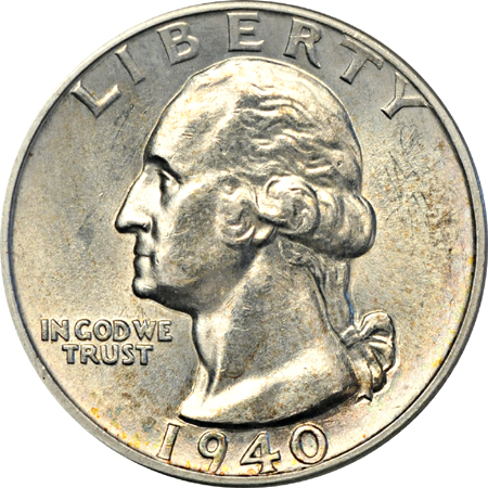 Album (1932 - 1964-D) of Washington quarters.