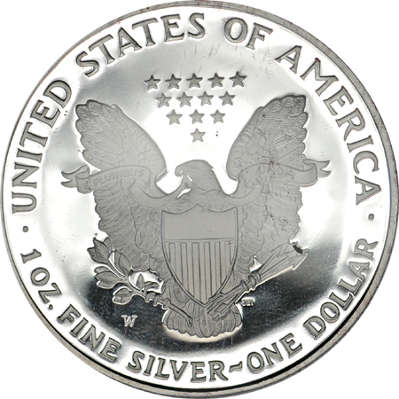 1995-W United States Mint Five Coin American Eagles (Gold and Silver) 10th Anniversary Set, Proof.