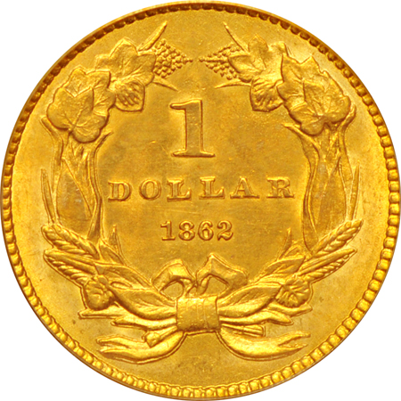 1862 PCGS MS-63.