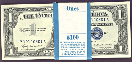 Original pack of 1957-B $1.00.  CHCU.