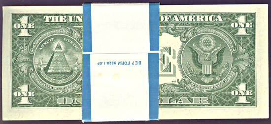 Original pack of 1957-B $1.00.  CHCU.