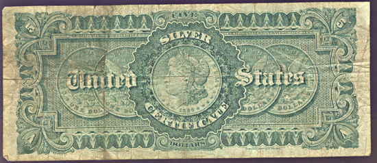 1886 $5.00.  F.