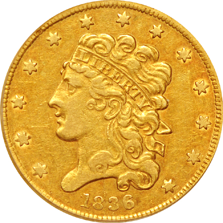 1836 PCGS XF-45.