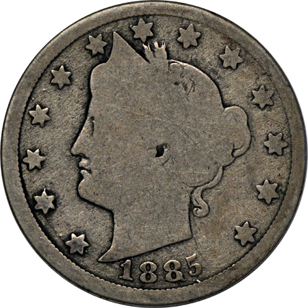 Album (1883 - 1912-S) of Liberty Head nickels.