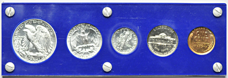 1942 five-piece Proof Set.