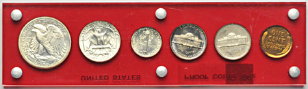 1942 six-piece Proof Set.