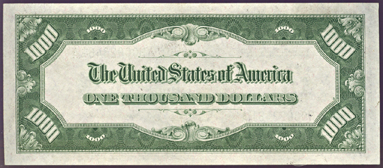 1934-A $1,000.00 St. Louis.  CHCU.