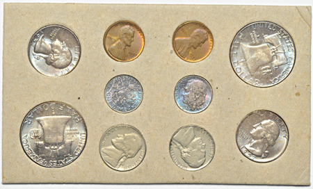 1956 and 1957 (x2) mint sets/ amazing toning.