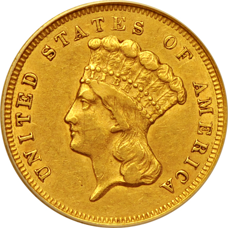 1857-S ANACS AU-50.