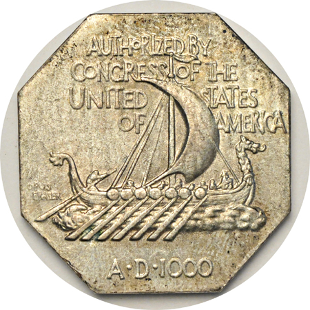 1925 Norse SILVER - THICK PLANCHET. MS-63.