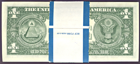 Pack of 1963-A $1.00 New York.  CHCU.