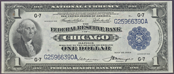 1918 $1.00 Chicago.  PMG CHCU-64.