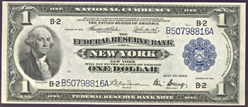 1918 $1.00 New York. CHCU.