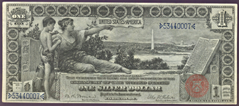 1896 $1.00.  CU.