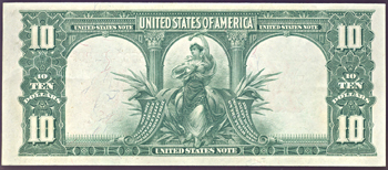 1901 $10.00.  CU.