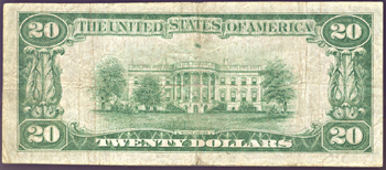 1929 $20.00. Columbia, MO Charter# 1467 Ty. 1. F.