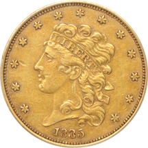 1835 PCGS XF-40.