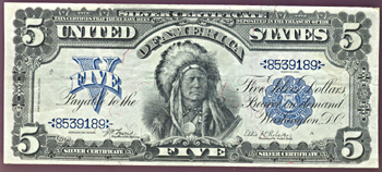 1899 $5.00.  VF.