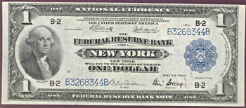 1918 $1.00 New York.  CHCU.