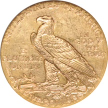 1909-D NGC MS-61 Golden Gate Collection.