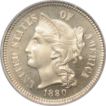 1880 PCGS PF-66 (CAC).