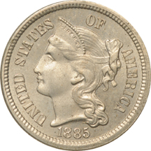 1885 ANACS PF-64.