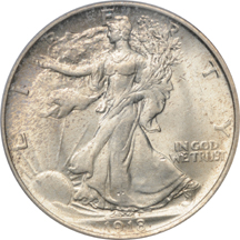 1918 PCGS MS-64.