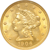 1906 PCGS MS-64.