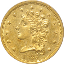 1838 PCGS AU-55.