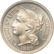 1889 PCGS PF-65.