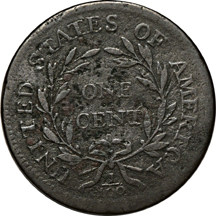 1796 Reverse of 1795 (S-97, R-3). Good.