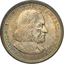 1892 Columbian and 1893 Columbian. NGC MS-64.