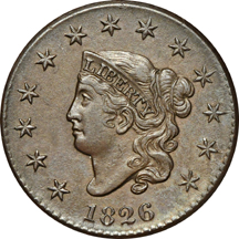Eleven Middle Date Large cents.