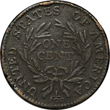 1794 Head of 1795 Circular Curl/Marred Face (S-67, R-3). F.