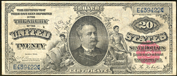 1891 $20.00.  F.