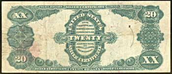 1891 $20.00.  F.