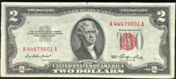 Forty-nine 1953 $2.00.  CHCU.