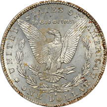 1889-S REDFIELD MS-60/reverse PVC residue.