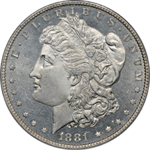 1881 PCGS MS-65.