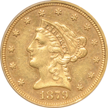 1879-S PCGS AU-53.