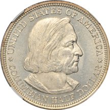 1893 Columbian. NGC MS-65.