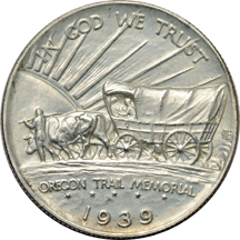 1939 Oregon. MS-60/trace pvc.