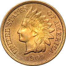 Ten whizzed Indian Head cents.