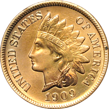 Ten whizzed Indian Head cents.
