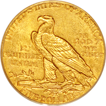 1911-S PCGS MS-62 Golden Gate Collection.