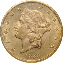 1889-CC NGC AU-58.